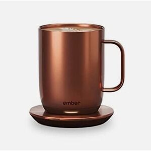 NEW Ember Temperature Control Smart Mug 2, 14 oz, Copper 1.5-hr Battery SEALED
